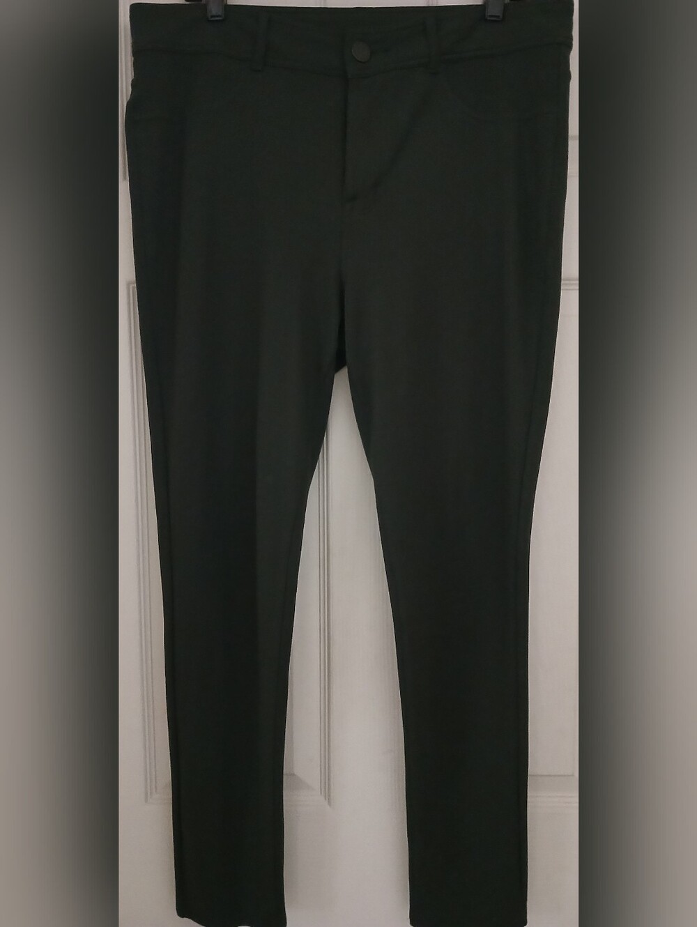 Seven7 Women’s Dark Green Slim Dress Pants